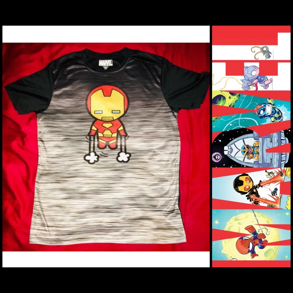Men’s Medium IRONMAN Shirt Official Tony Stark
